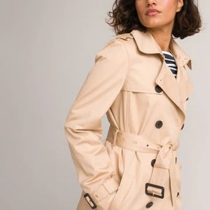 La Redoute Collections Beige Long Trench Coat Womens size US 18